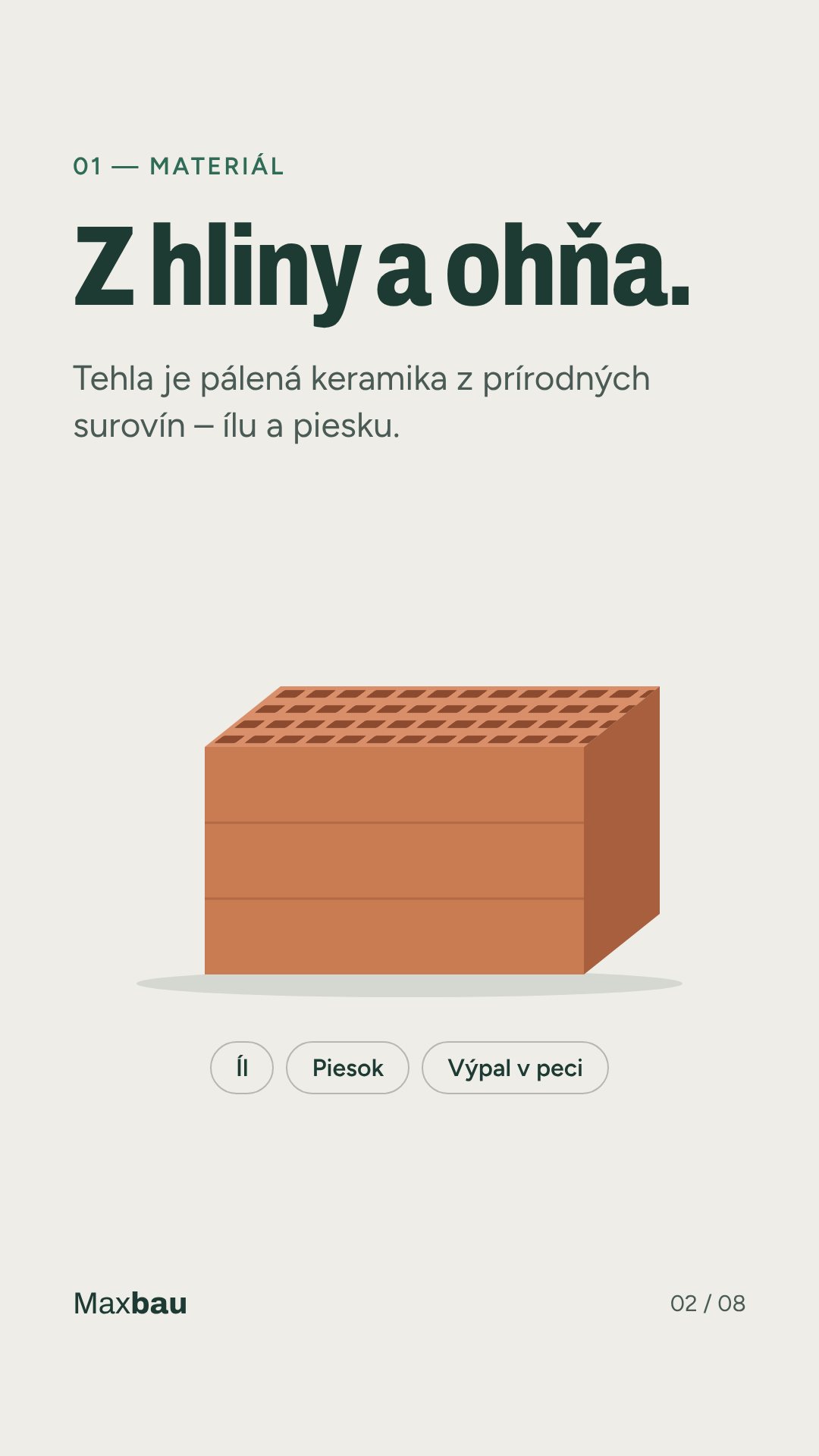 Z hliny a ohňa – tehla je pálená keramika z ílu a piesku